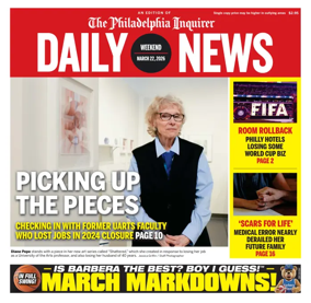 Cover of Philadelphia Daily News