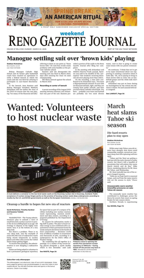 Cover of Reno Gazette Journal