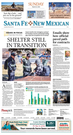 Cover of Santa Fe New Mexican