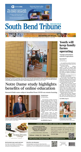 Cover of South Bend Tribune