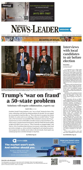 Cover of Springfield News-Leader