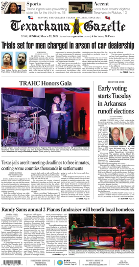 Cover of Texarkana Gazette