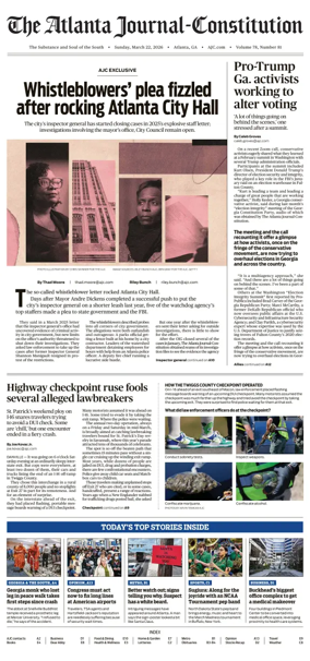 Cover of The Atlanta Journal-Constitution