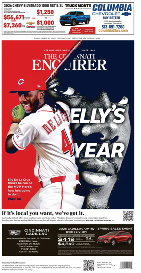 Cover of The Cincinnati Enquirer