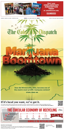 Cover of The Columbus Dispatch