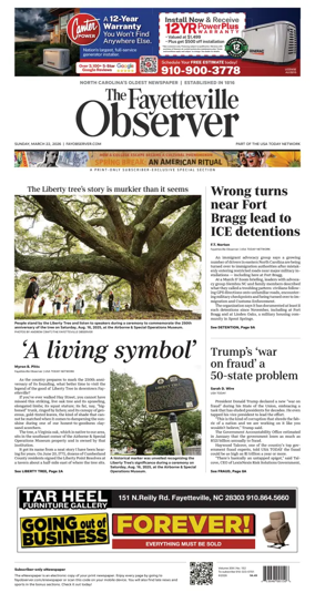Cover of The Fayetteville Observer