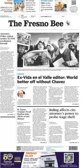Cover of The Fresno Bee (Sunday)
