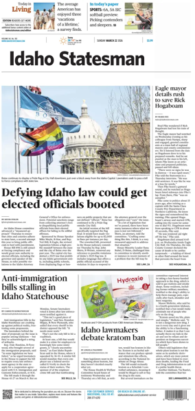 Cover of The Idaho Statesman (Sunday)
