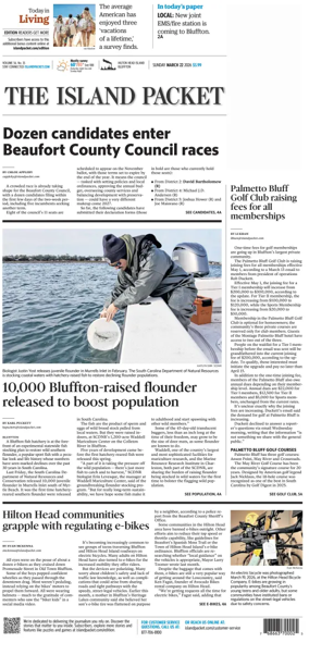 Cover of The Island Packet (Sunday)