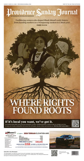 Cover of The Providence Journal