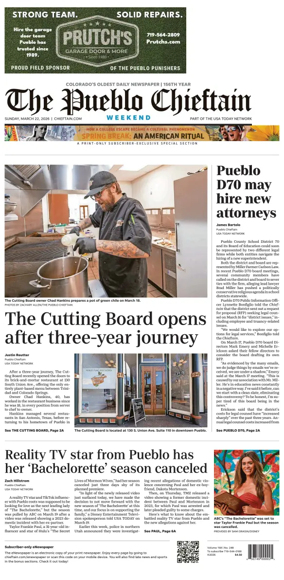 Cover of The Pueblo Chieftain