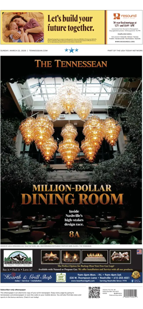 Cover of The Tennessean