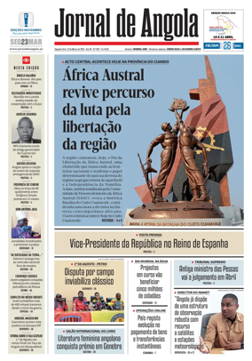 Cover of Jornal de Angola