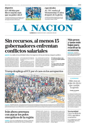 Cover of La Nacion