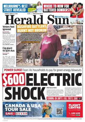 Cover of Herald Sun