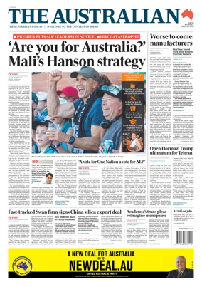 Cover of The Australian