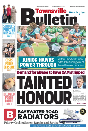 Cover of Townsville Bulletin