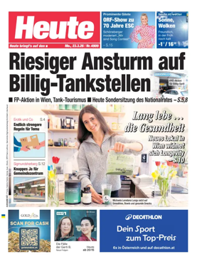 Cover of Heute - Niederosterreich Ausgabe