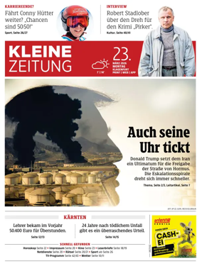 Cover of Kleine Zeitung Kaernten