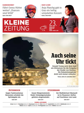 Cover of Kleine Zeitung Steiermark