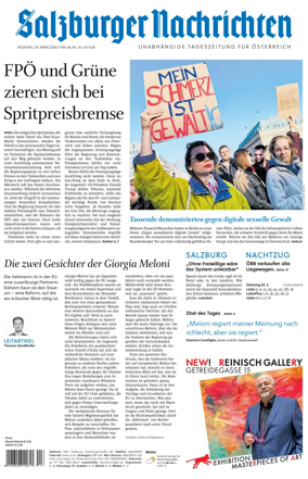 Cover of Salzburger Nachrichten