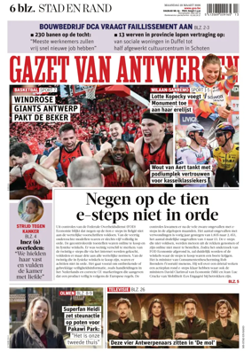 Cover of Gazet van Antwerpen Stad en Rand