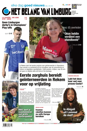 Cover of Het Belang van Limburg