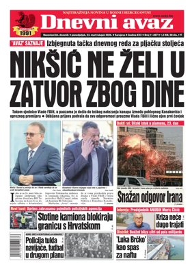 Cover of Dnevni avaz