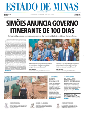 Cover of Estado de Minas (Brazil)