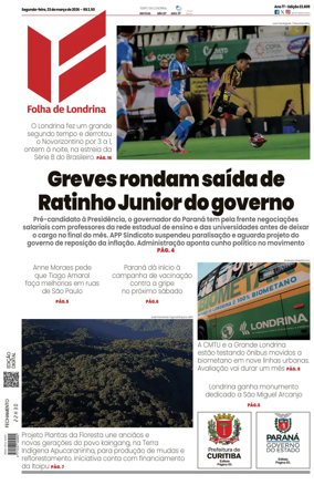 Cover of Folha de Londrina