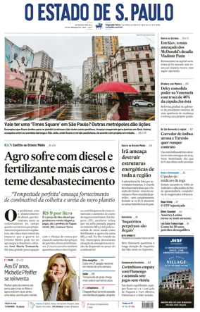 Cover of O Estado de S. Paulo