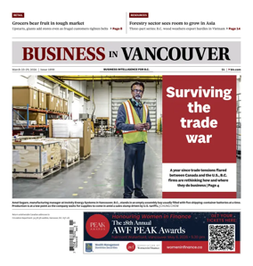 Cover of Business in Vancouver