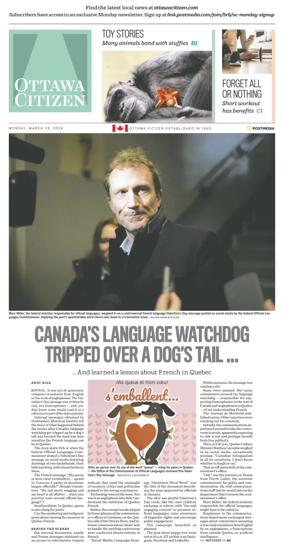 Cover of Ottawa Citizen