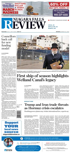 Cover of The Niagara Falls Review