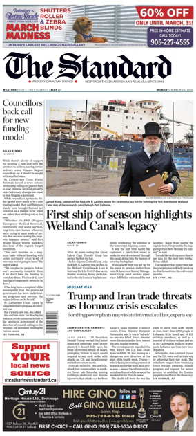 Cover of The Standard (St. Catharines)