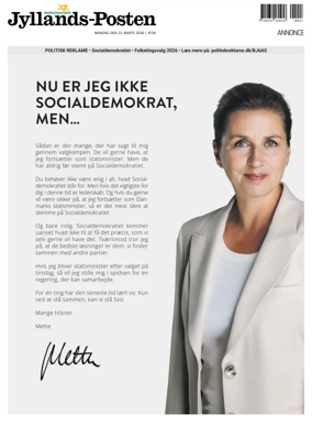 Cover of Jyllands-Posten