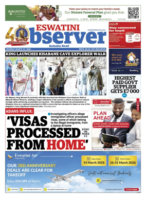 Cover of Eswatini Observer