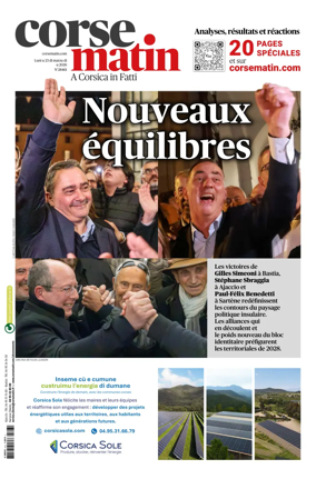 Cover of Corse Matin