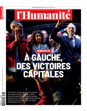 Cover of L'HUMANITE