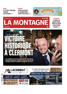 Cover of La Montagne (Riom)