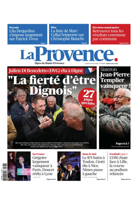 Cover of La Provence Alpes-de-Haute-Provence