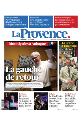 Cover of La Provence Aubagne-La Ciotat