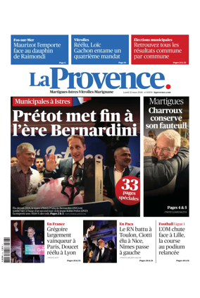 Cover of La Provence Martigues-Istres-Vitrolles-Marignane