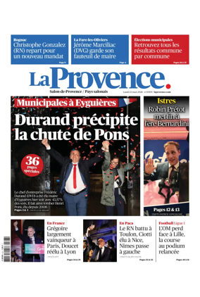 Cover of La Provence Salon-de-Provence / Pays salonais