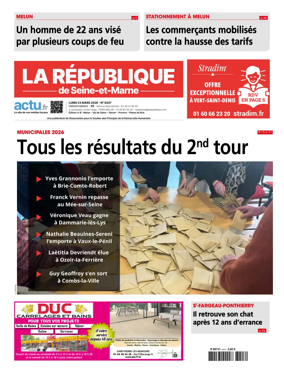 Cover of La Republique de Seine-et-Marne (Edition A-B)