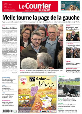 Cover of Le Courrier de l’Ouest (Deux-Sevres)