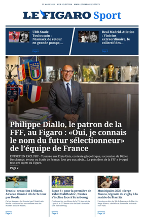Cover of Le Figaro Sport