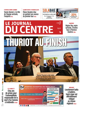 Cover of Le Journal du Centre