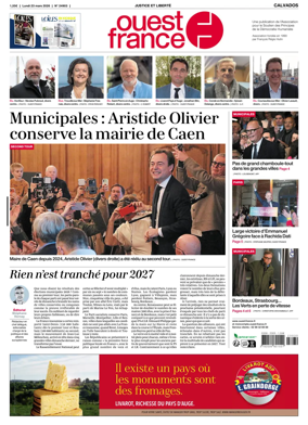 Cover of Ouest France (Caen - Bayeux - Falaise - Vire)