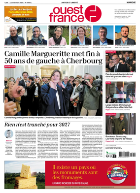 Cover of Ouest France (Manche)